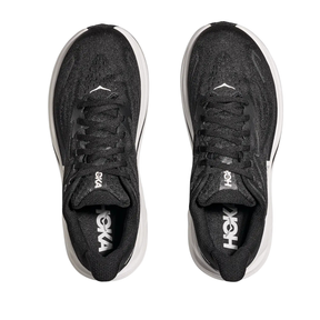 Hoka Clifton 10 Running Shoe Wide Men - Black/White Running Shoes Hoka