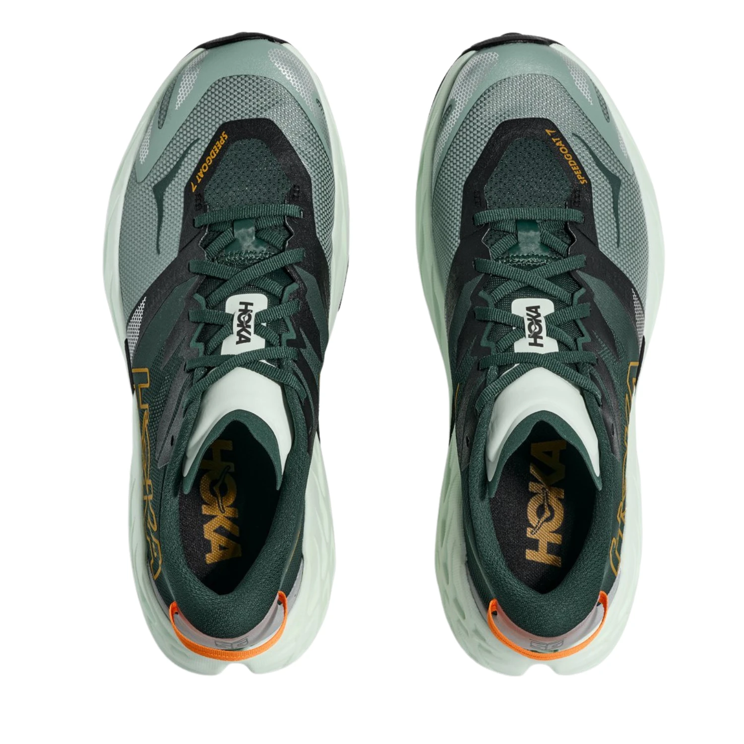Hoka Speedgoat 7 Trail Shoe Men - Bay Leaf/Sea Glass Running Shoes Hoka