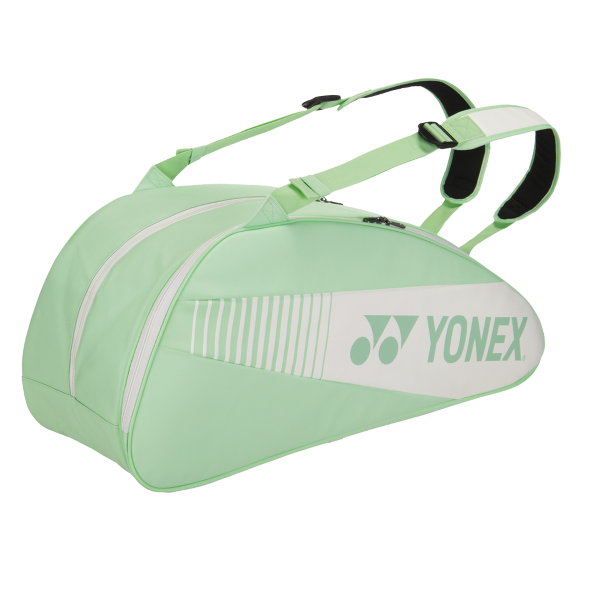 Yonex BA82426EX Active 6 Racket Bag 2026 - White/Green White Green 6 Rackets Luggage Yonex