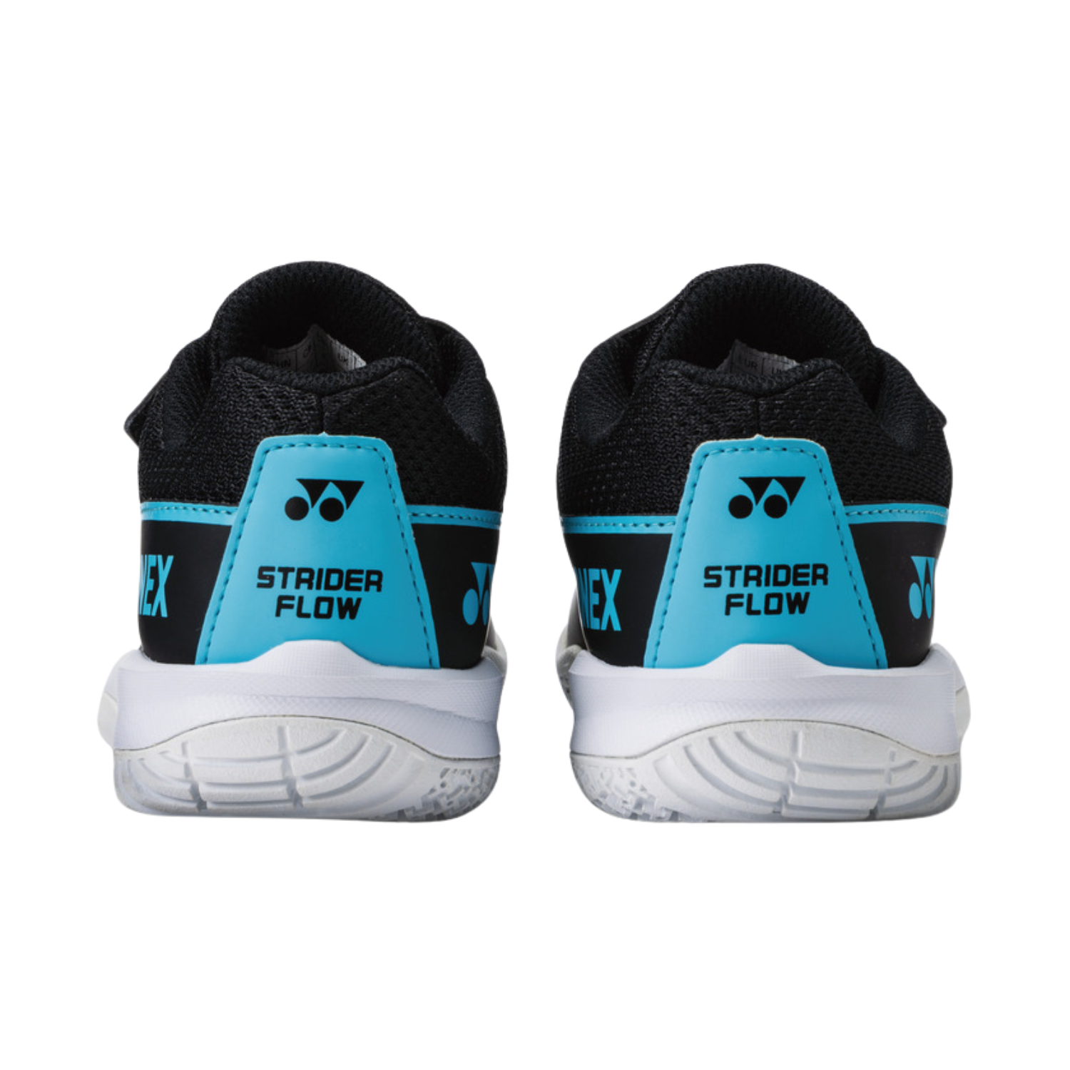 Yonex SHBSF1JB PC Strider Flow Badminton Shoe Junior Belt - Black/Blue Badminton Shoes Yonex