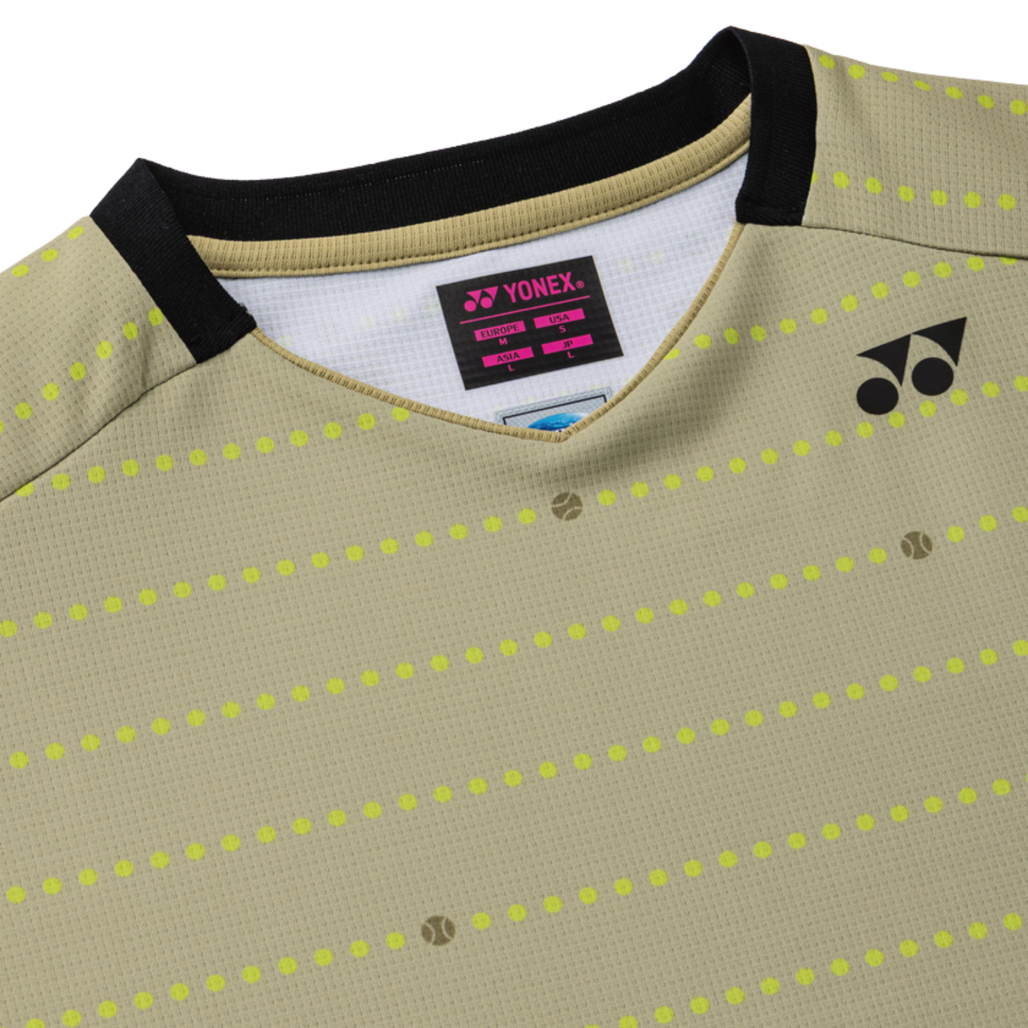 Yonex 20937EX Crew Neck Shirt Tournament 2026 Women - Khaki Beige Clothing Yonex