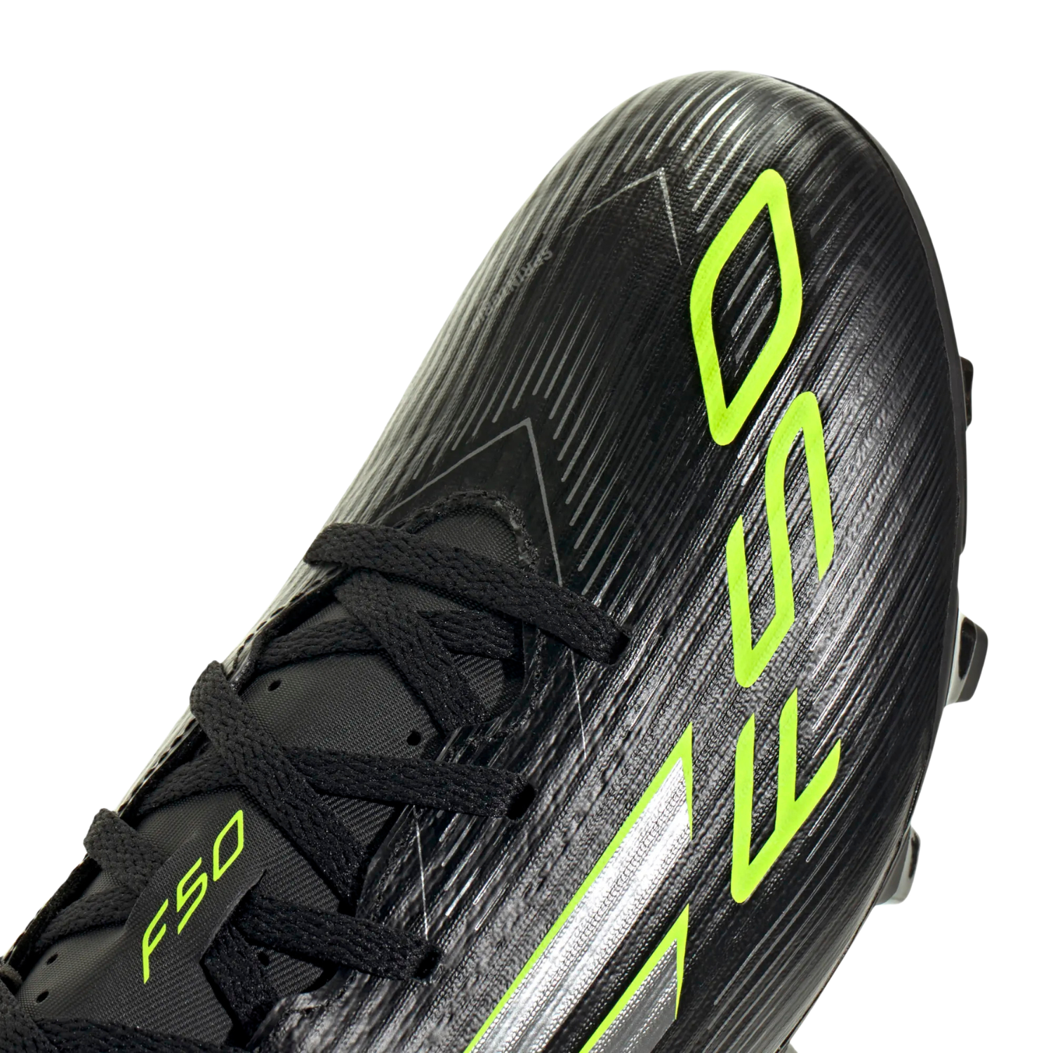 Adidas F50 Club FG/MG Football Shoe Unisex - Black/Lemon shoes Adidas