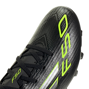 Adidas F50 Club FG/MG Football Shoe Unisex - Black/Lemon shoes Adidas