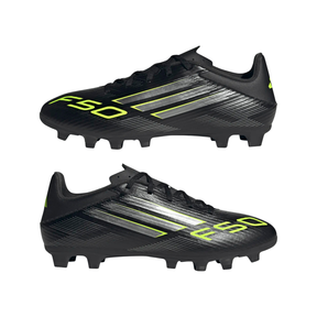 Adidas F50 Club FG/MG Football Shoe Unisex - Black/Lemon shoes Adidas