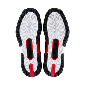 Wilson Rush Pro 5 Tennis Shoe Men - Black/Red Tennis Shoes Wilson