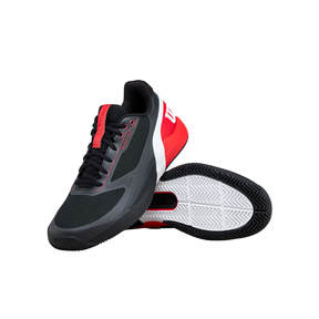 Wilson Rush Pro 5 Tennis Shoe Men - Black/Red Tennis Shoes Wilson
