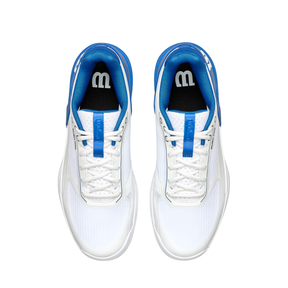 Wilson Rush Pro 5 Tennis Shoe Men - White/Blue Tennis Shoes Wilson
