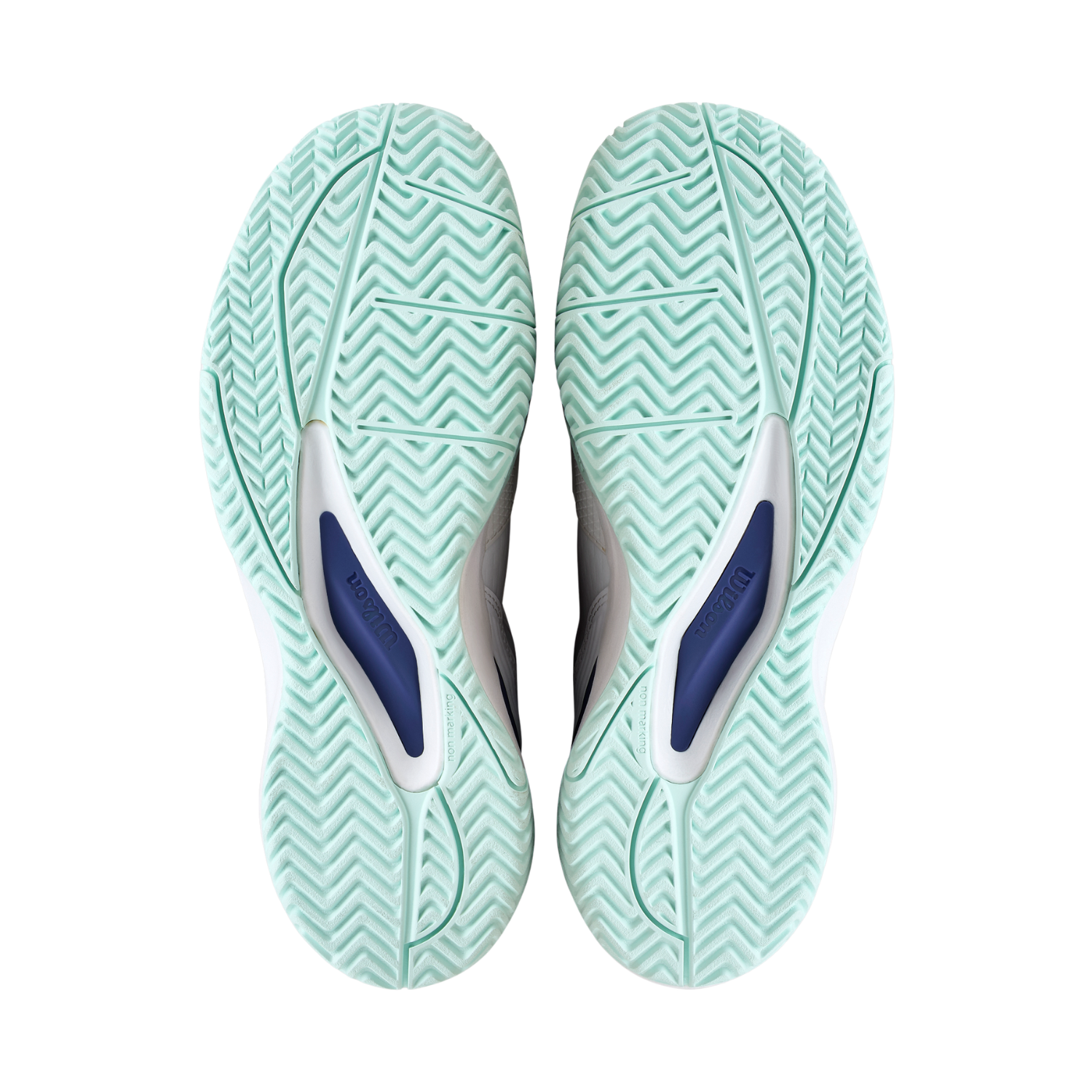 Wilson Rush Pro Ace Junior Tennis Shoe - White/Bay/Skipper Blue Tennis Shoes Wilson