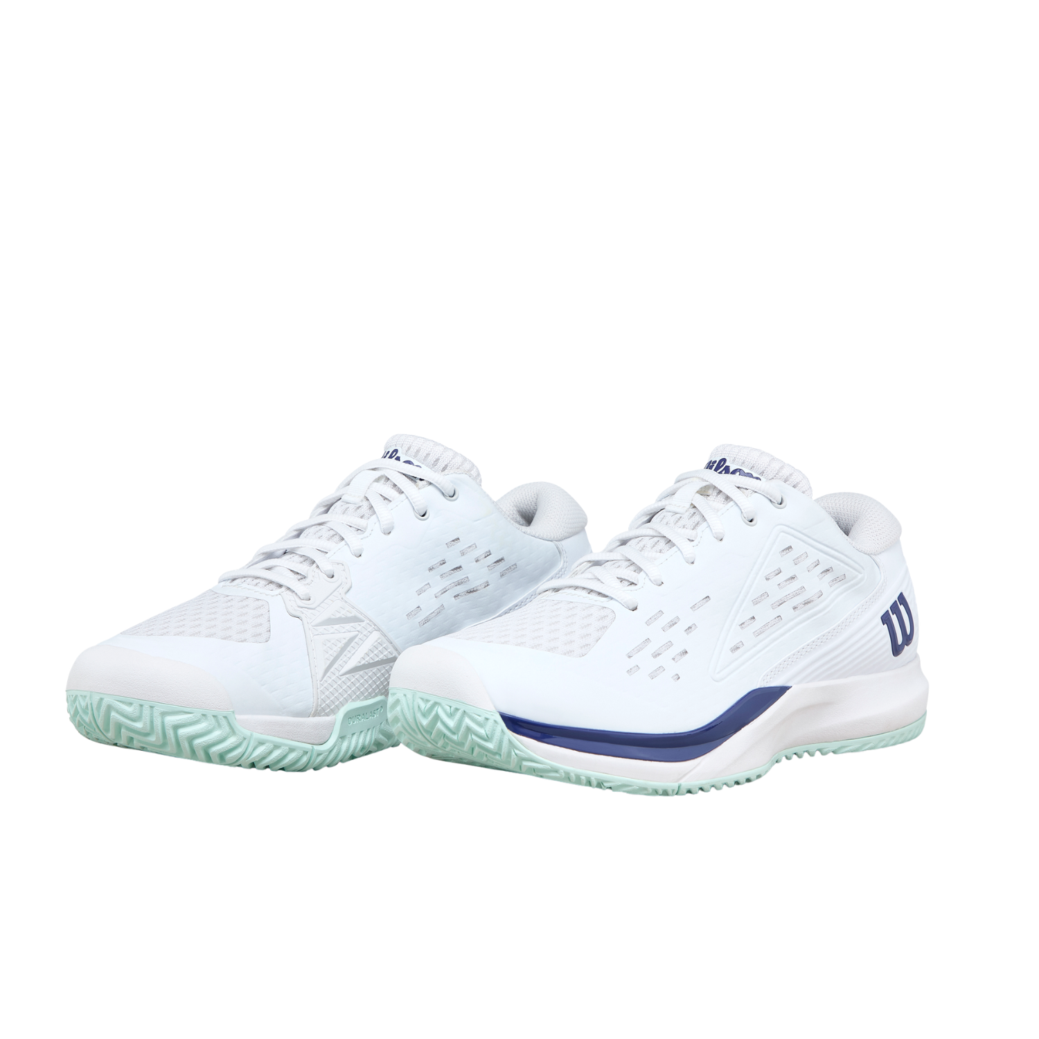 Wilson Rush Pro Ace Junior Tennis Shoe - White/Bay/Skipper Blue Tennis Shoes Wilson