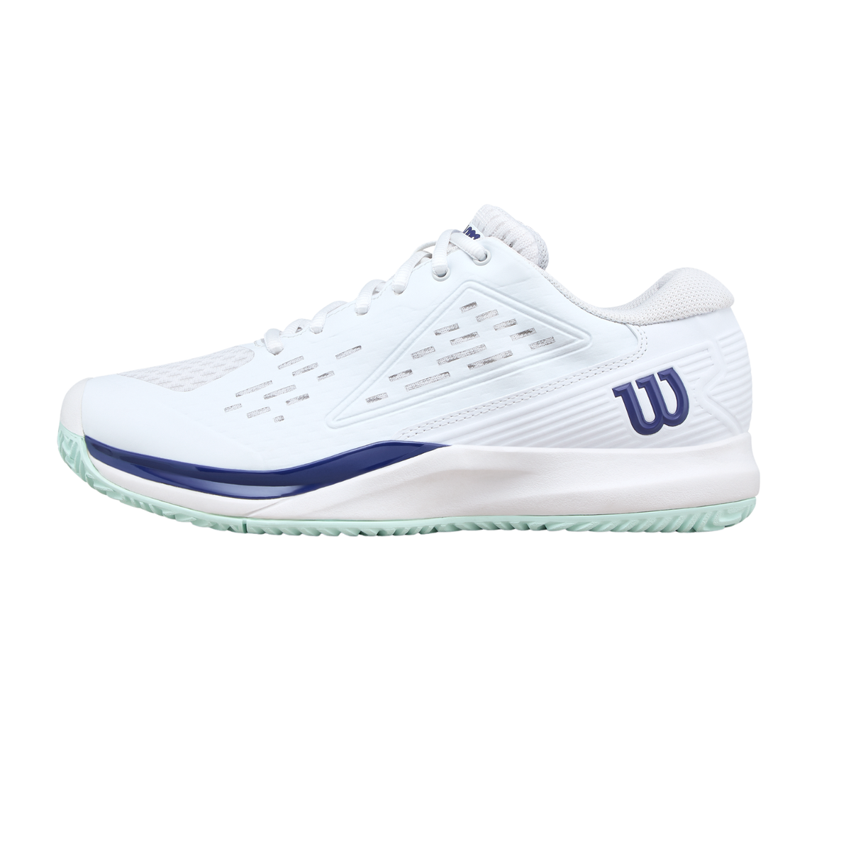 Wilson Rush Pro Ace Junior Tennis Shoe - White/Bay/Skipper Blue White Bay Skipper Blue Tennis Shoes Wilson