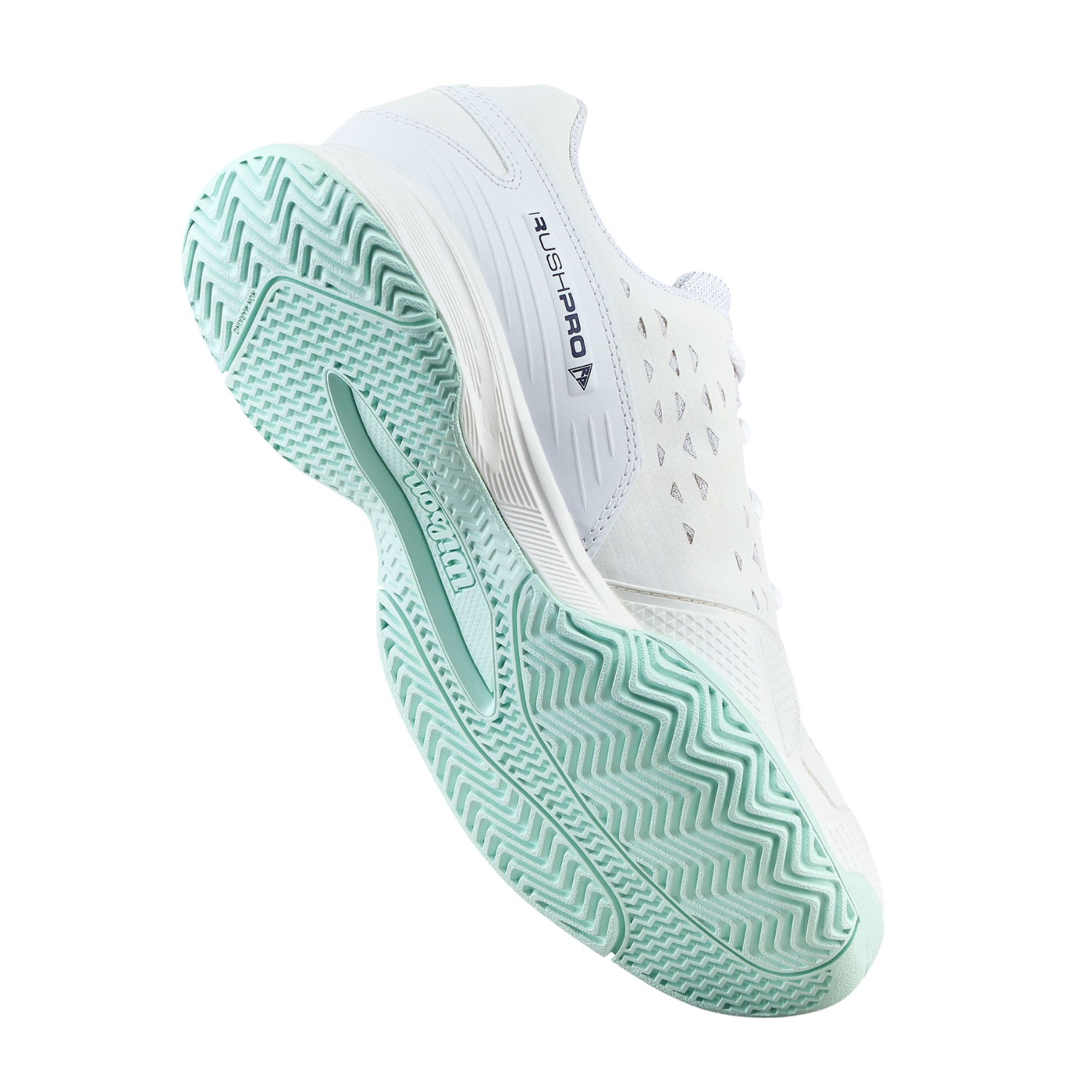 Wilson Rush Pro Ace Junior L Tennis Shoe - White/Bay/Skipper Blue Tennis Shoes Wilson