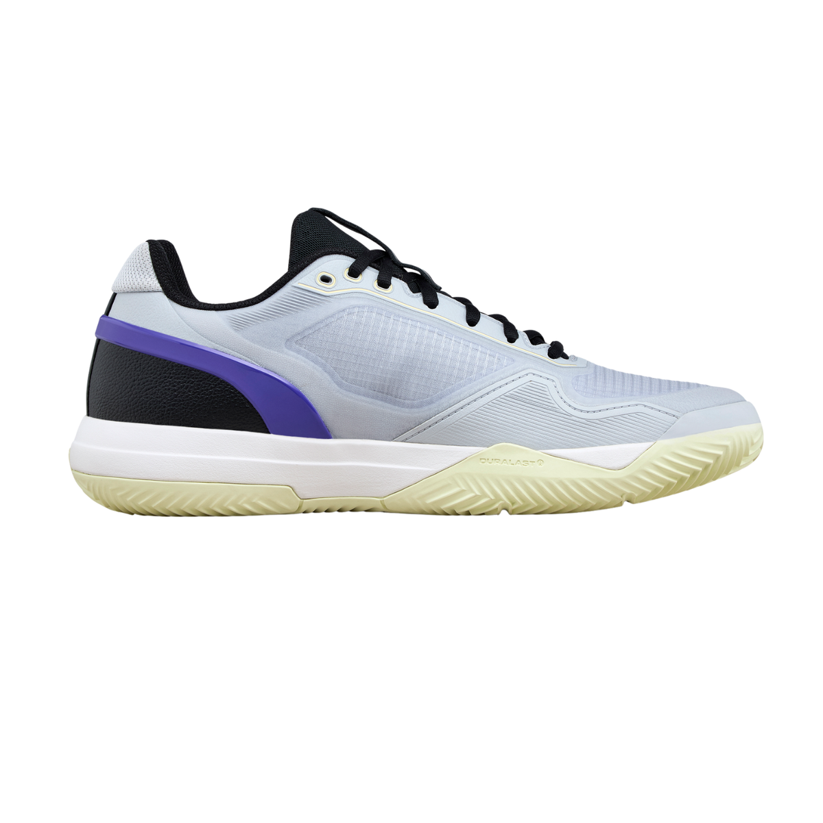 Wilson Rush Pro 5 Clay Tennis Shoe Men - Grey Dawn/Black/Tender Yellow Tennis Shoes Wilson