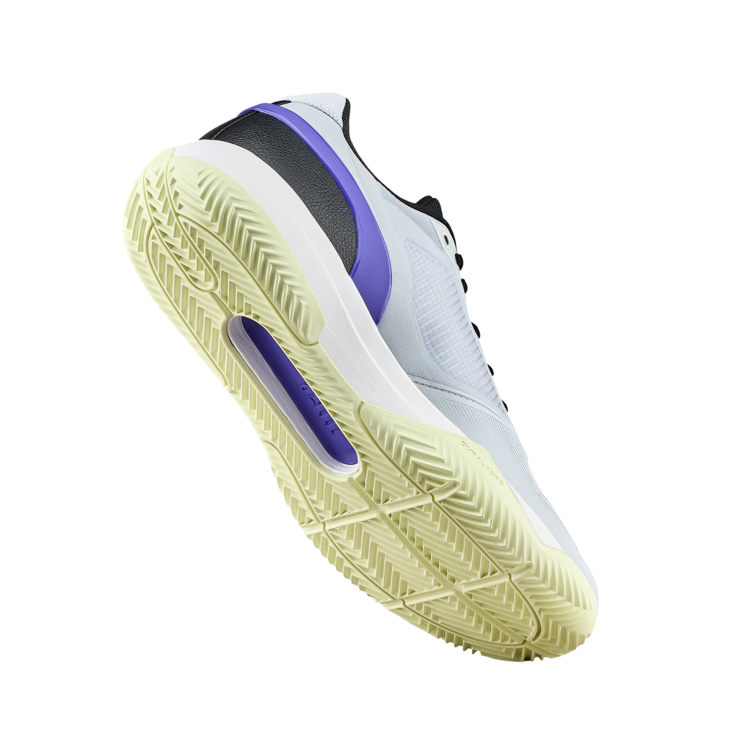 Wilson Rush Pro 5 Clay Tennis Shoe Men - Grey Dawn/Black/Tender Yellow Tennis Shoes Wilson