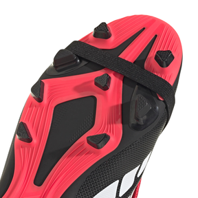 Adidas Predator Club FT FG Football Boots Kids - Black/White/Red shoes Adidas