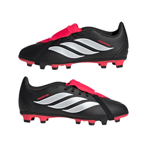 Adidas Predator Club FT FG Football Boots Kids - Black/White/Red shoes Adidas