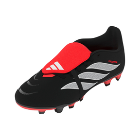 Adidas Predator Club FT FG Football Boots Kids - Black/White/Red shoes Adidas
