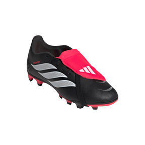 Adidas Predator Club FT FG Football Boots Kids - Black/White/Red shoes Adidas