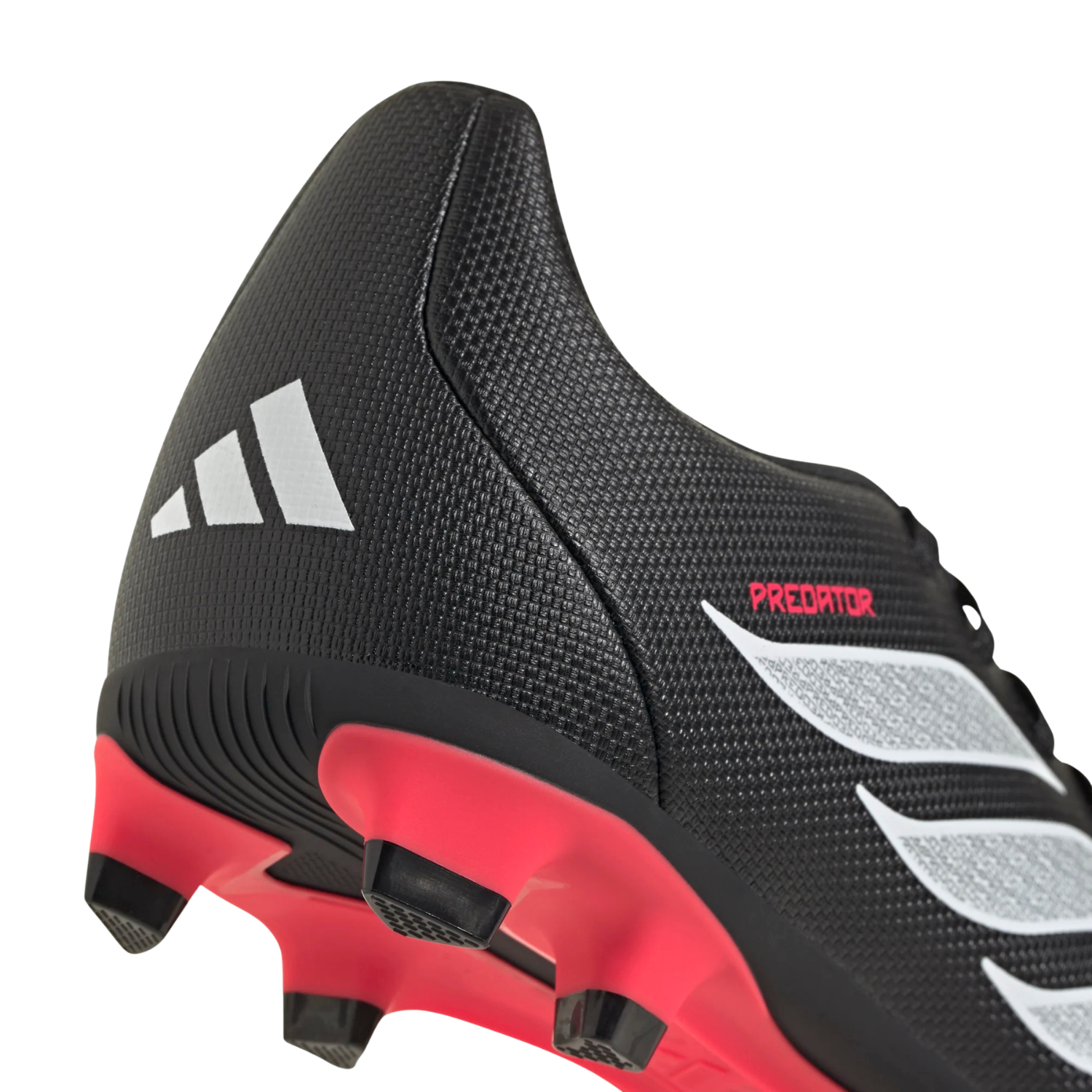 Adidas Predator Club FG/MG Junior - Black/White/Red shoes Adidas