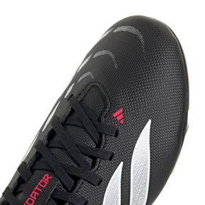 Adidas Predator Club FG/MG Football Boots - Black/White/Red shoes Adidas