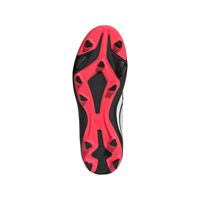 Adidas Predator Club FG/MG Football Boots - Black/White/Red shoes Adidas
