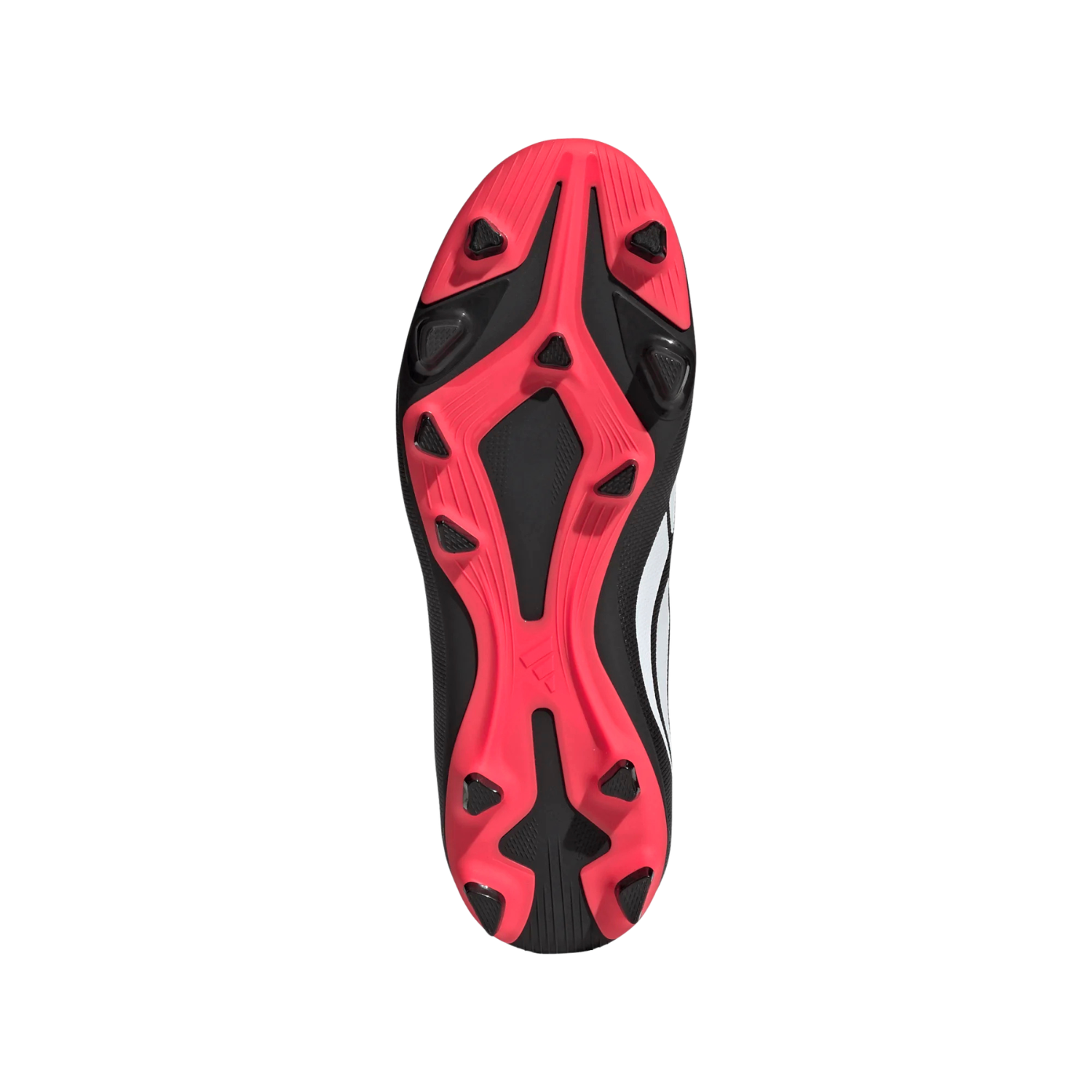 Adidas Predator Club FG/MG Football Boots - Black/White/Red shoes Adidas