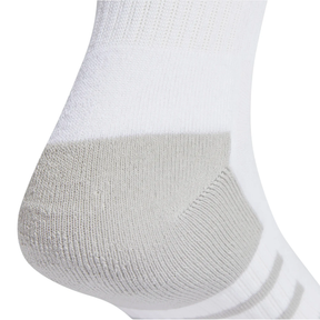 Adidas Essential CC Crew Socks 3 Pack - White/Grey Clothing Adidas