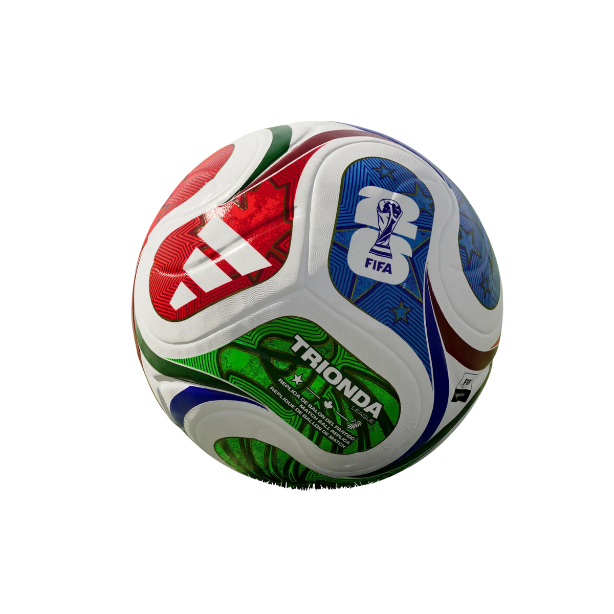 Adidas Trionda World Cup League Ball - White/Blue/Red Accessories Adidas
