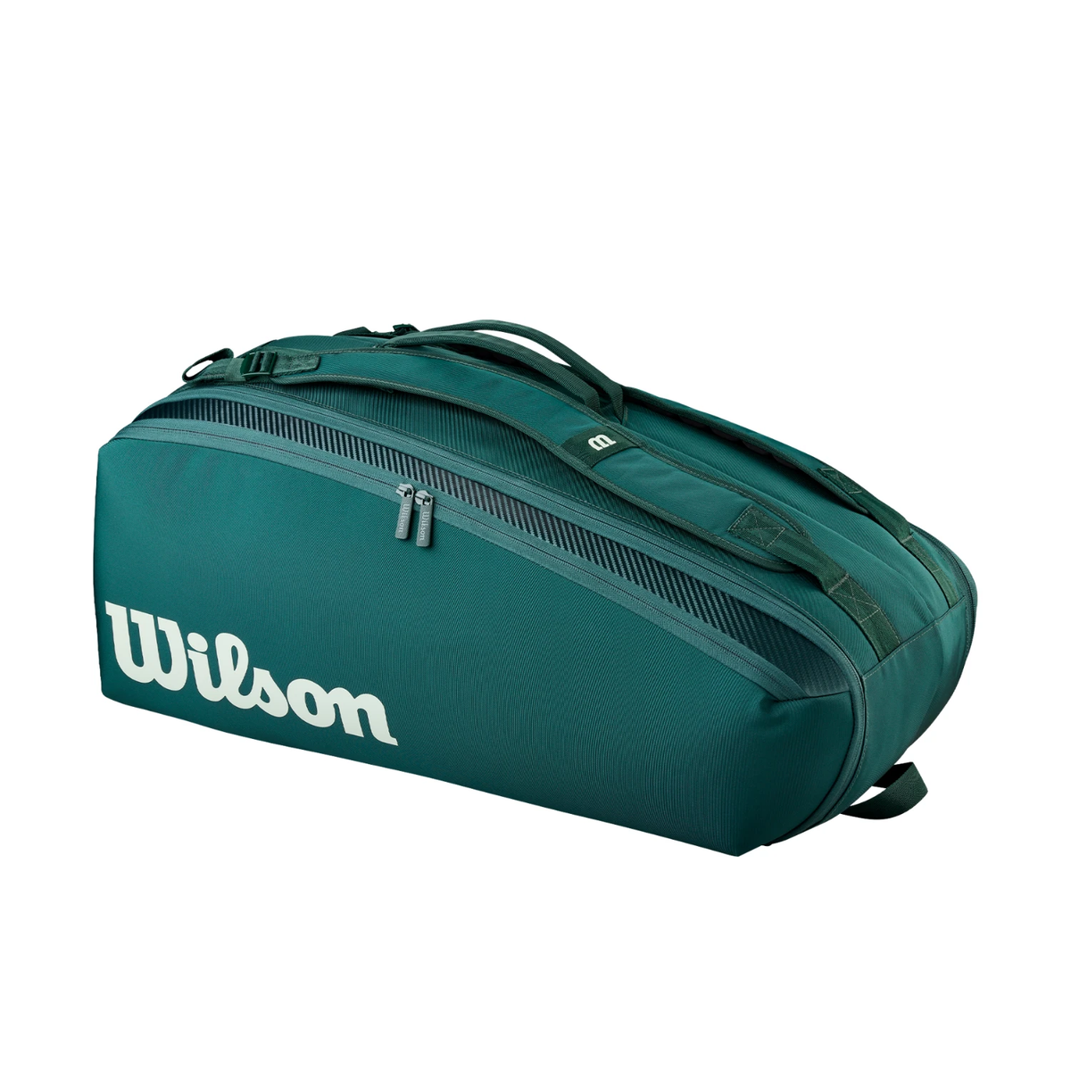 Wilson Blade V10 9Pk Racket Bag 2026 WR8056301 Green 6 Rackets Luggage Wilson