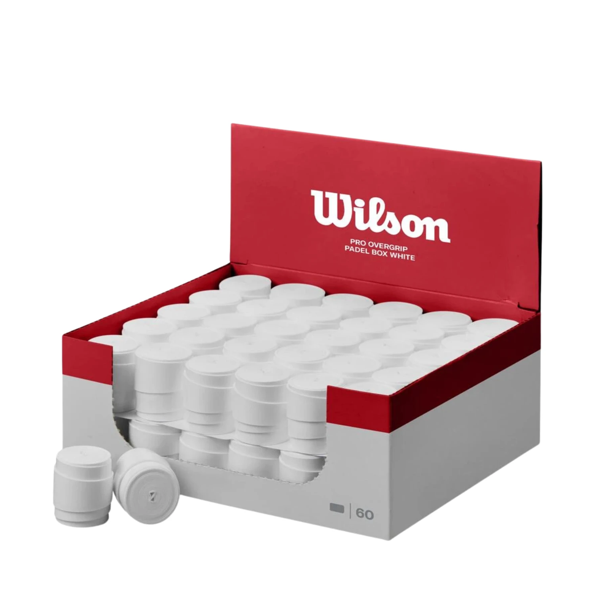 Wilson Pro Padel Overgrip 60 Pack Red One Size Overgrips Wilson