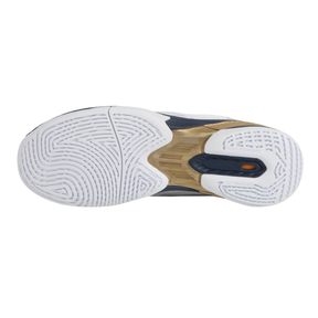 Victor A970TD AX Badminton Shoes Unisex - Bright White/Light Gold Badminton Shoes Victor