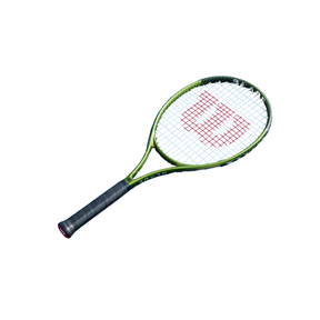 Wilson Blade Feel Comp Jr 26 Tennis Racket - Green Black Tennis Rackets Wilson