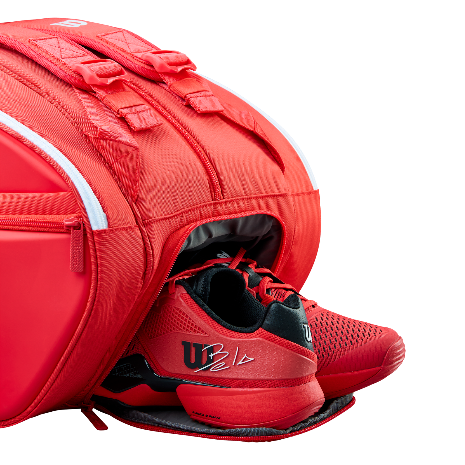 Wilson Super Tour Red Padel Bag 2026 - Red Luggage Wilson