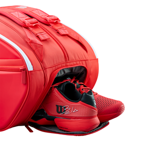 Wilson Super Tour Red Padel Bag 2026 - Red Luggage Wilson