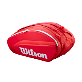 Wilson Super Tour Red Padel Bag 2026 - Red Luggage Wilson