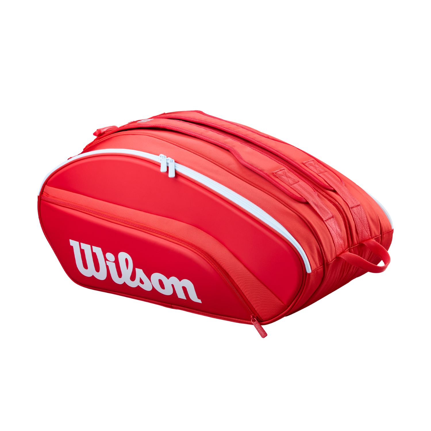 Wilson Super Tour Red Padel Bag 2026 - Red Red 6 Racket Luggage Wilson