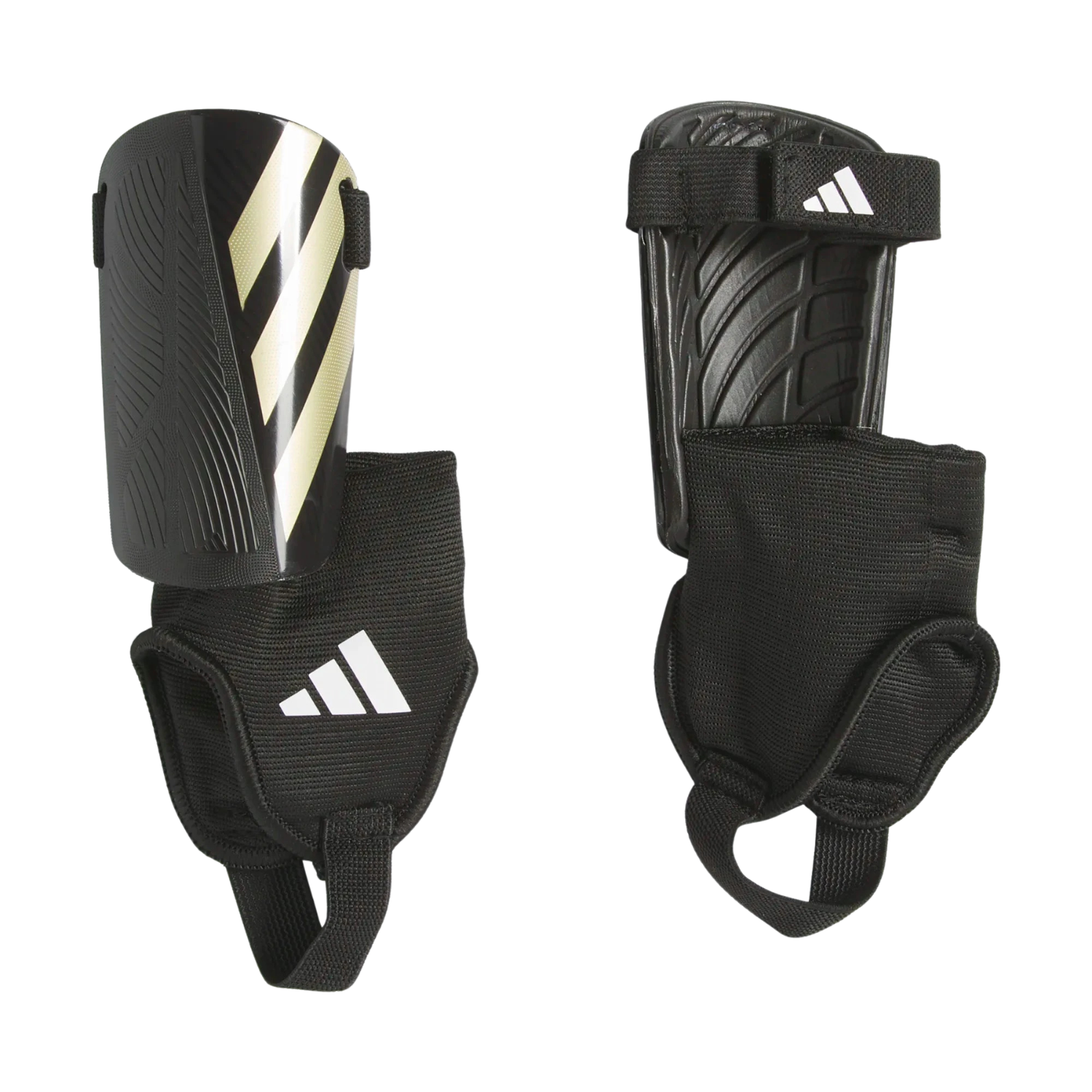 Adidas Tiro SG Match Shin Guards Junior - Black Black Gold Metallic White Shin Guards Adidas