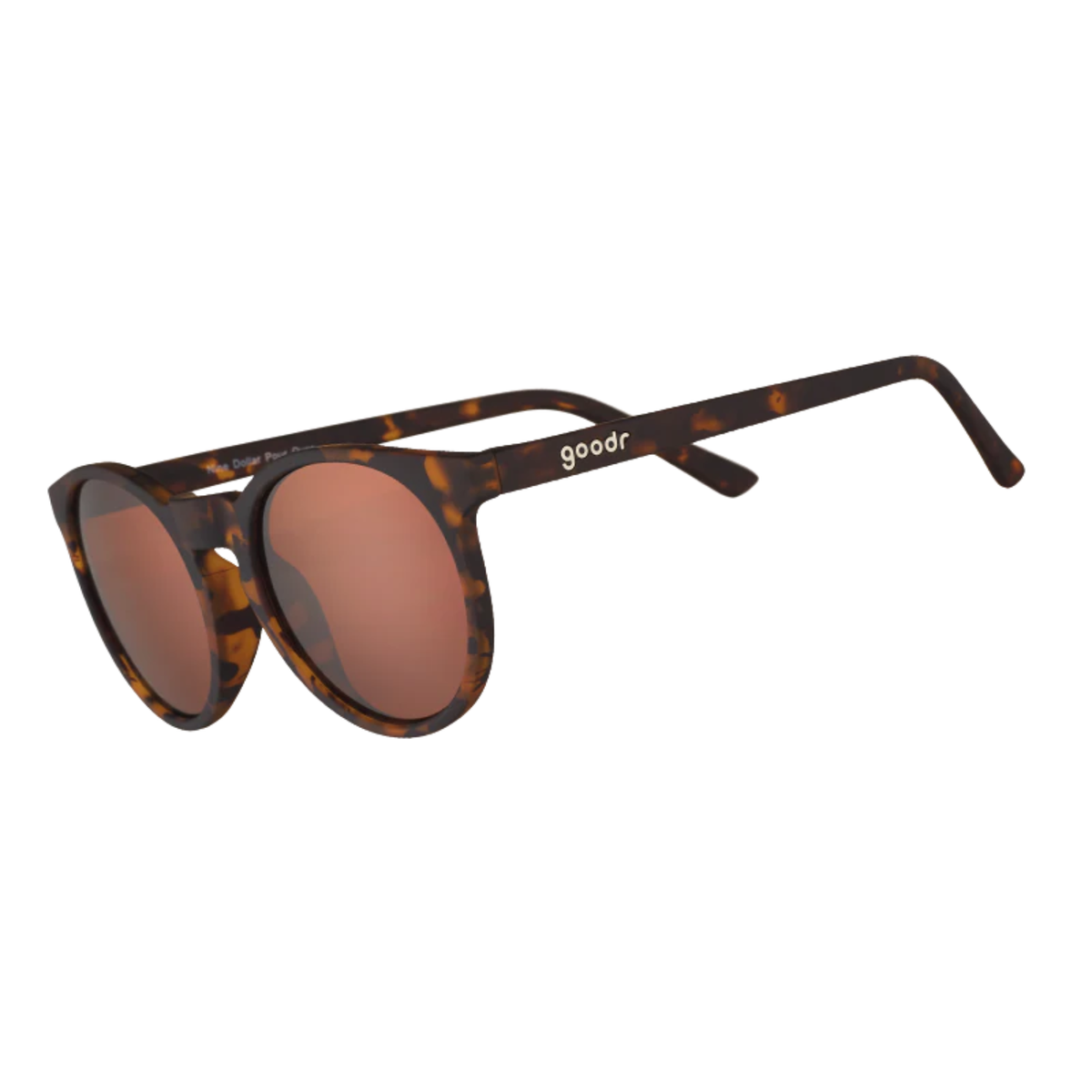 Goodr OG Nine Dollar Pour Over Sunglasses - Brown Brown One Size Accessories OG