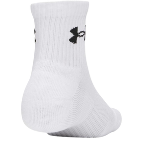 Under Armour Performance Cotton 3Pk Quarter Socks Unisex - White Clothing Under Armour
