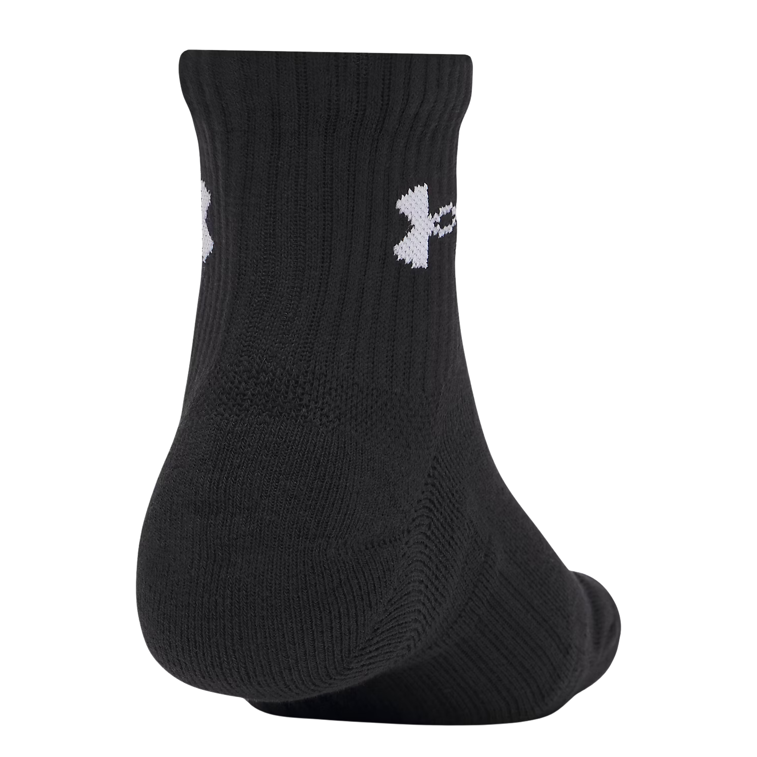 Under Armour Performance Cotton 3Pk Quarter Socks Unisex - Black Clothing Under Armour