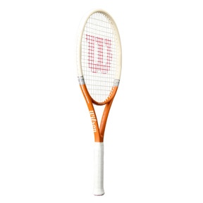 Wilson Roland Garros Team 102 2026 Tennis Racket - White/Orange Tennis Rackets Wilson