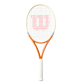 Wilson Roland Garros Team 102 2026 Tennis Racket - White/Orange Orange White Tennis Rackets Wilson