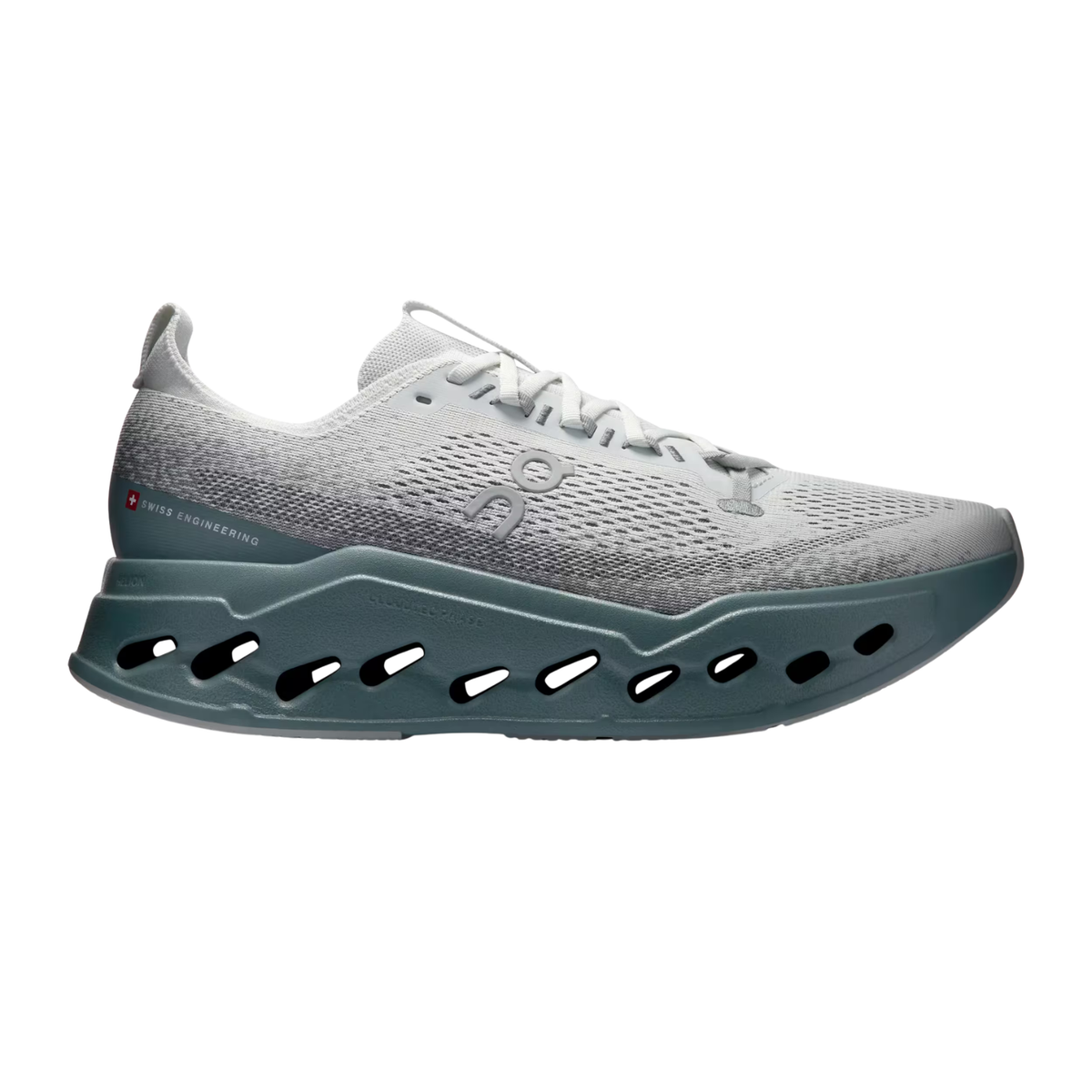On Running Cloudsurfer Max Running Shoe Men - Iceberg/Olive Running Shoes On Running