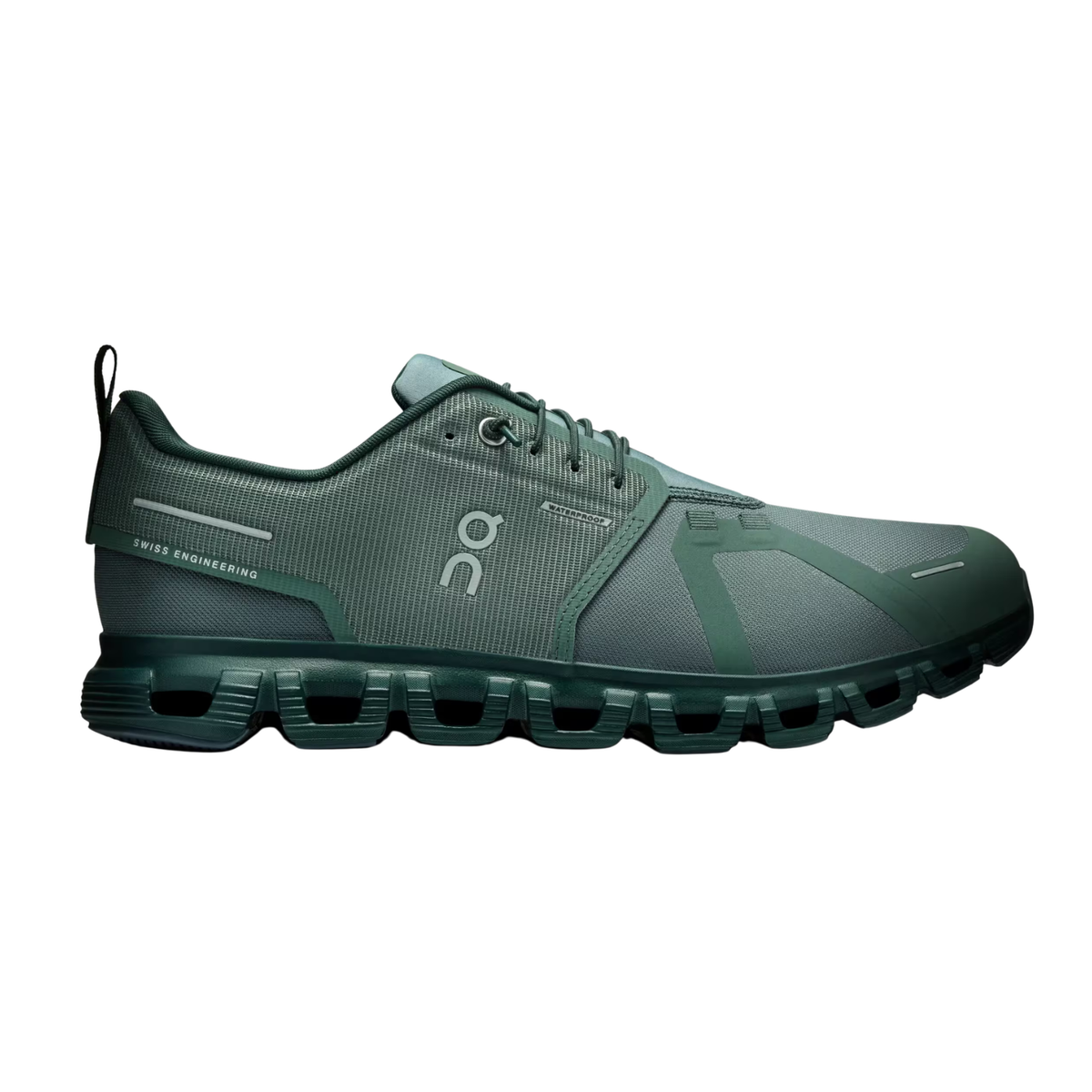 On Running Cloud 6 Waterproof Running Shoes Men - Olive/Evergreen Running Shoes On Running