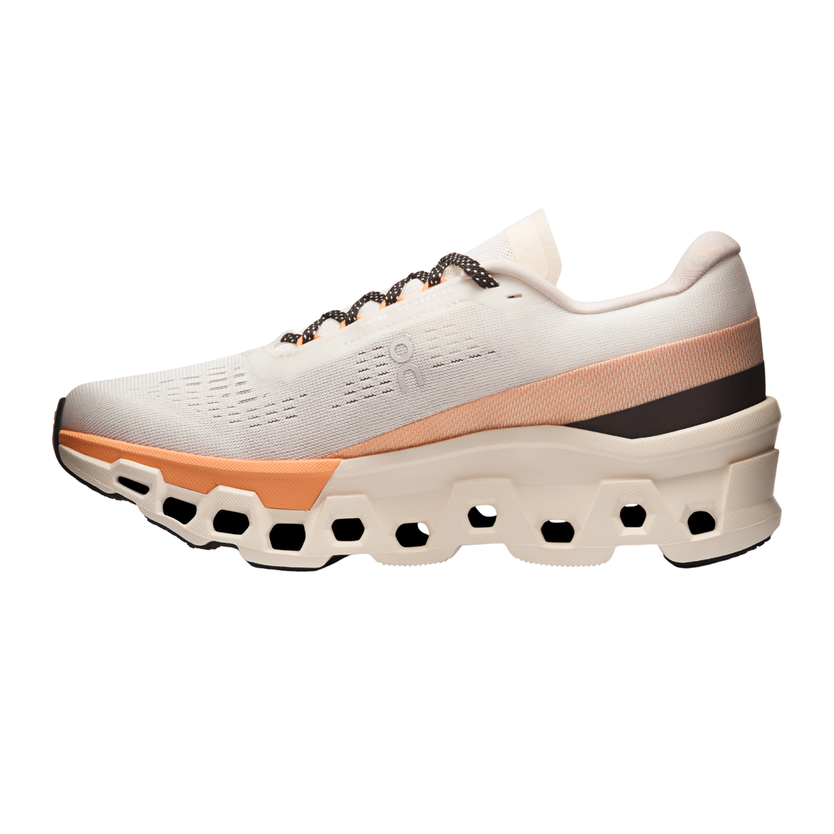On Running Cloudmonster 2 Running Shoe Women - Ivory/Tangerine Running Shoes On Running
