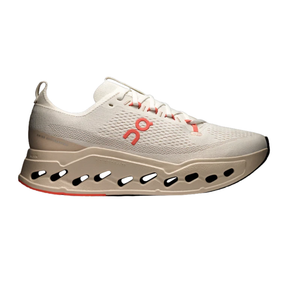 On Running Cloudsurfer Max Running Shoe Women - Ivory/Salmon Running Shoes On Running