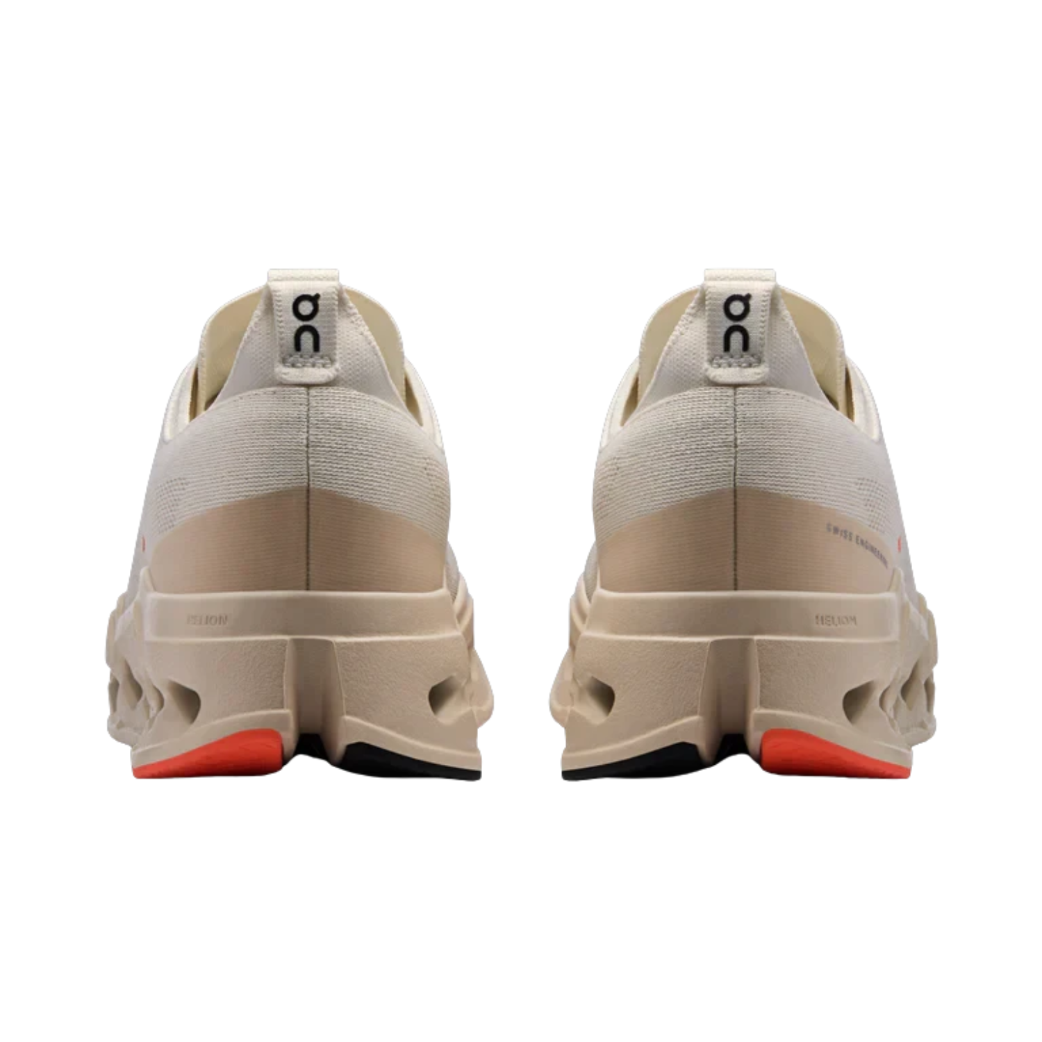 On Running Cloudsurfer Max Running Shoe Women - Ivory/Salmon Running Shoes On Running