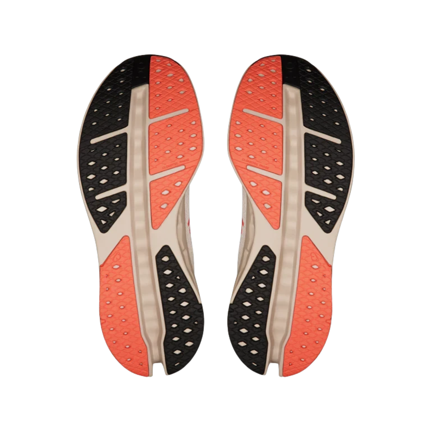 On Running Cloudsurfer Max Running Shoe Women - Ivory/Salmon Running Shoes On Running