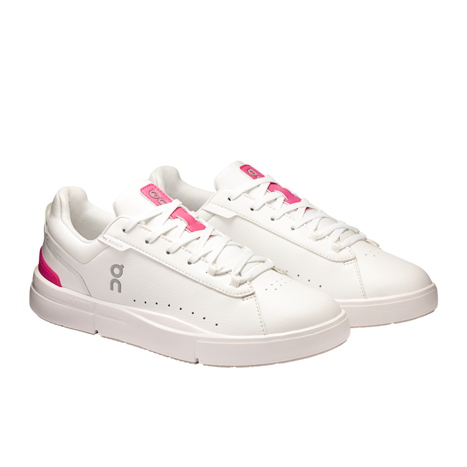 On RunningThe Roger Advantage Tennis Shoes Women - White/Pink Tennis Shoes On Running