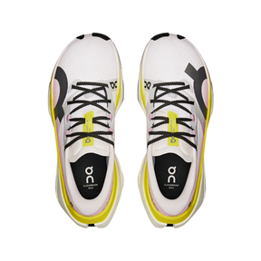 On Running Cloudboom Max Running Shoe Women - White/Yellow Running Shoes On Running
