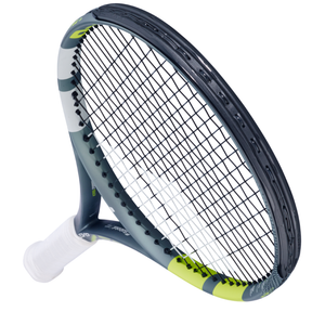 Babolat Evo Aero Lite 2026 Tennis Racket Strung - Grey/Yellow Tennis Rackets Babolat